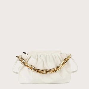 NEW‼️ Chain Handle Ruched Bag
